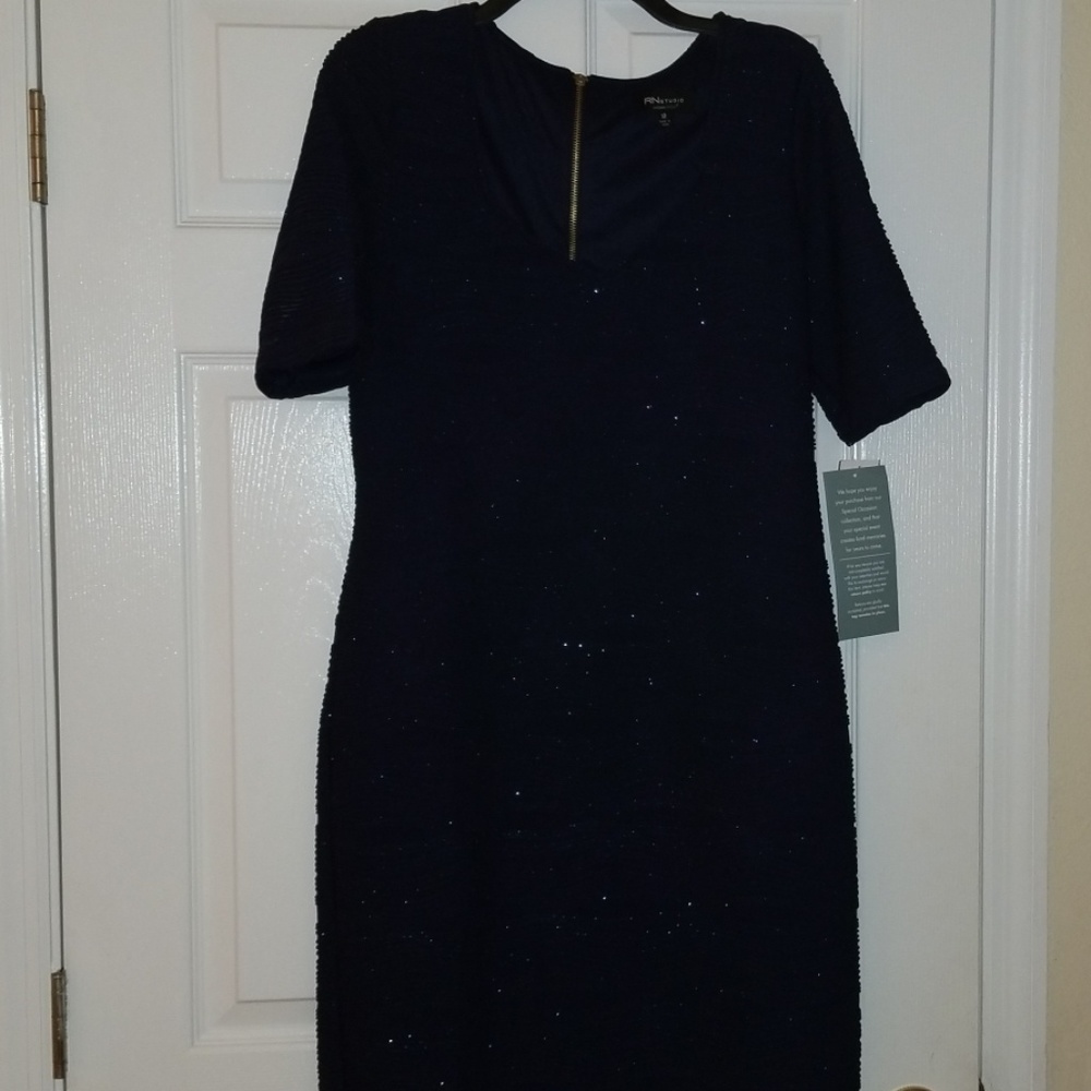 Navy blue dress